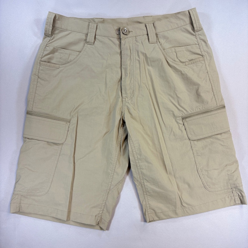 Propper Summerweight Tactical Shorts Mens 34 Khaki Ripstop Cargo Hiking Outdoor